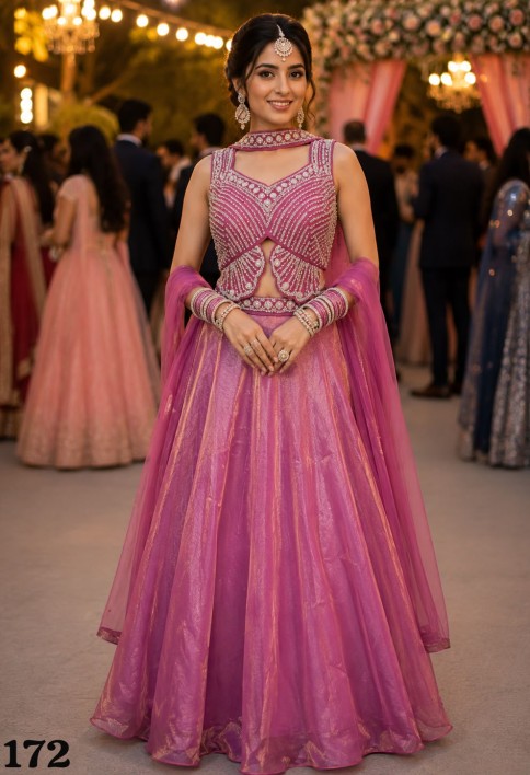 Fandy Readymade Lehenga Choli In Pink Colour
