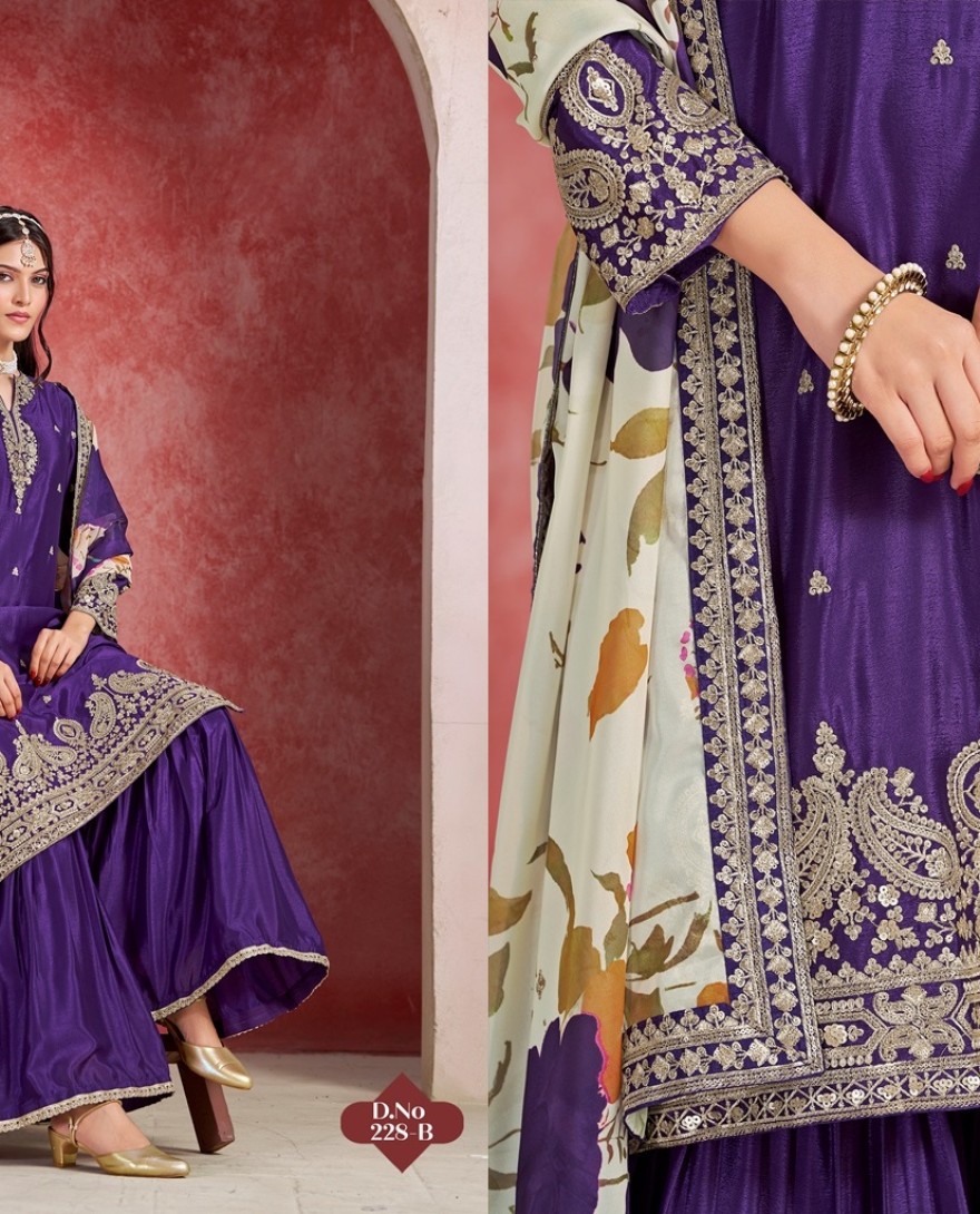 228-purple - Royal Midnight Dream suit in Majestic Purple”
