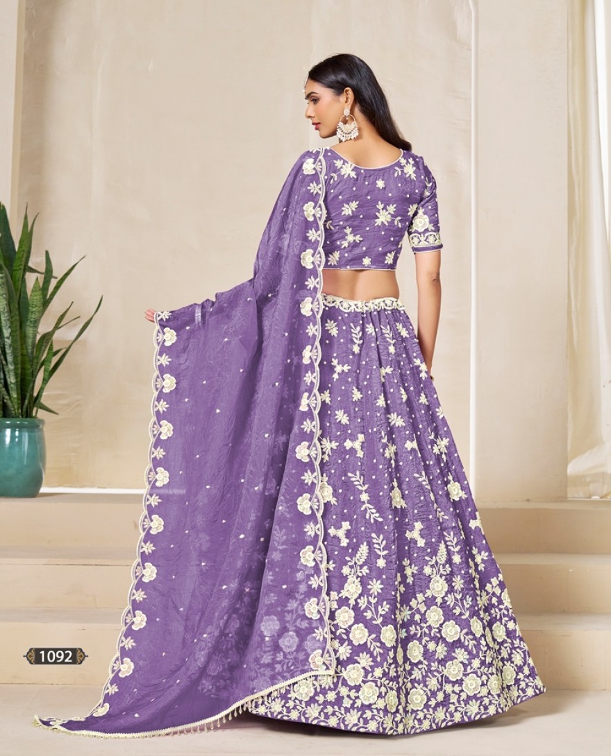 1092 - Lavender Royalty lehenga set 