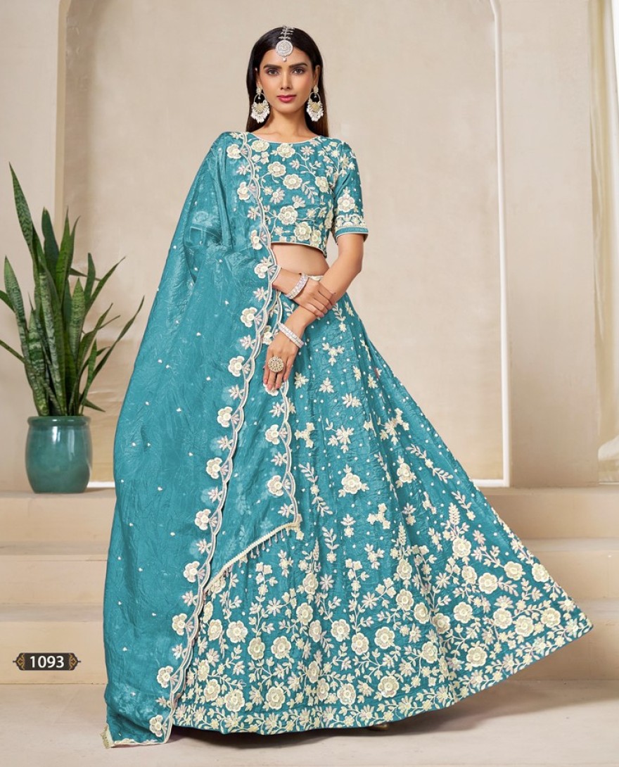 1094 - Teal Temptation Lehenga Set