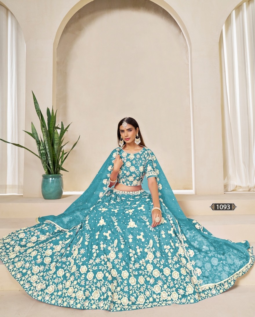1094 - Teal Temptation Lehenga Set