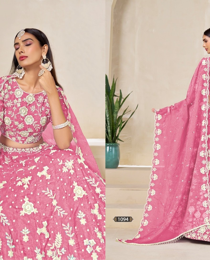 1094 - Blush Bloom Beauty Lehenga Set