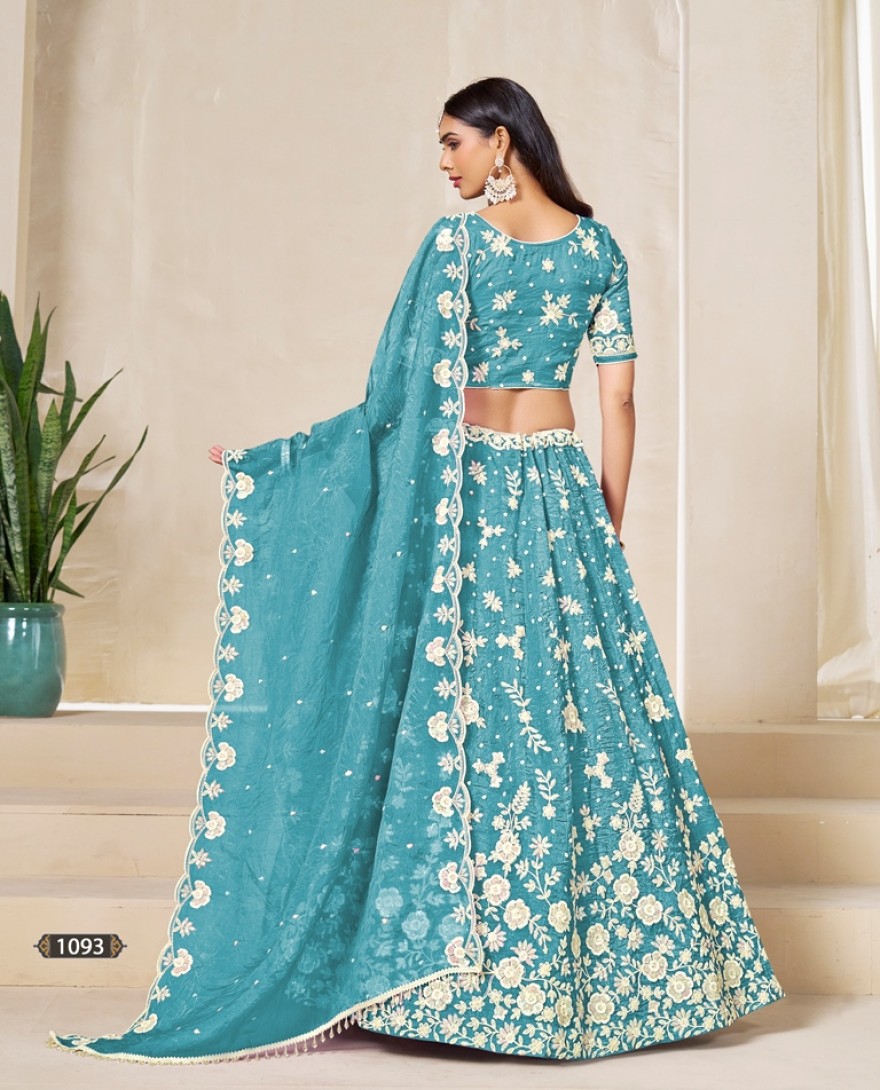 1094 - Teal Temptation Lehenga Set