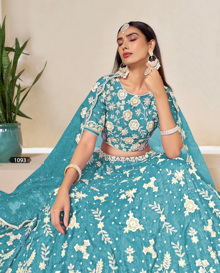 1094 - Teal Temptation Lehenga Set