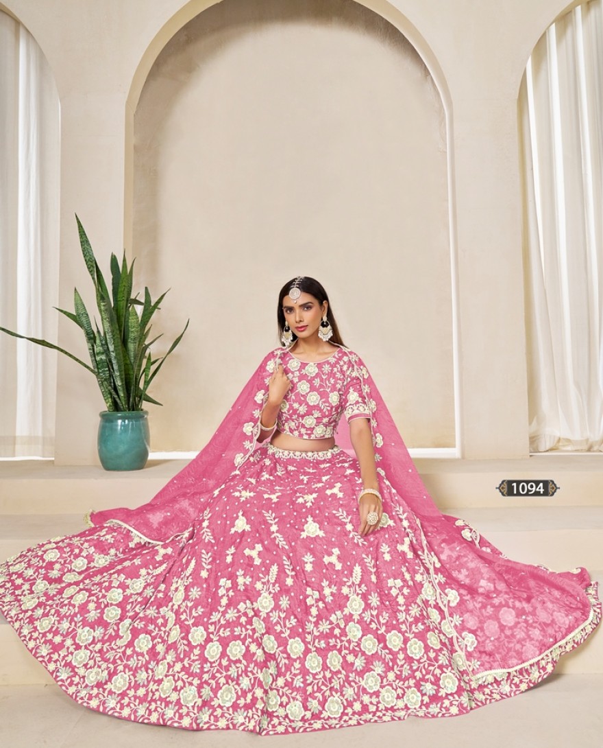 1094 - Blush Bloom Beauty Lehenga Set