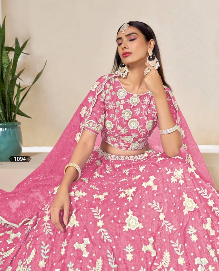 1094 - Blush Bloom Beauty Lehenga Set