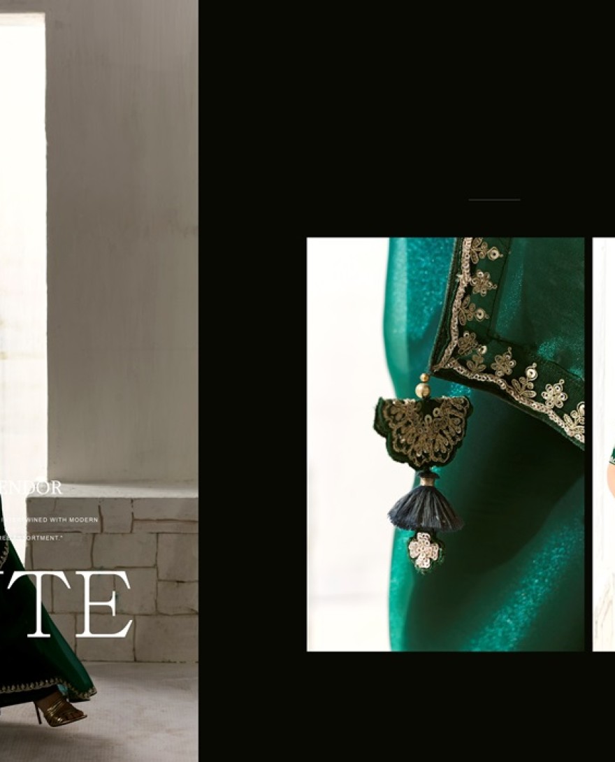 2214 - Embrace Teal Green Border Work Tissue Silk Party Wear Saree