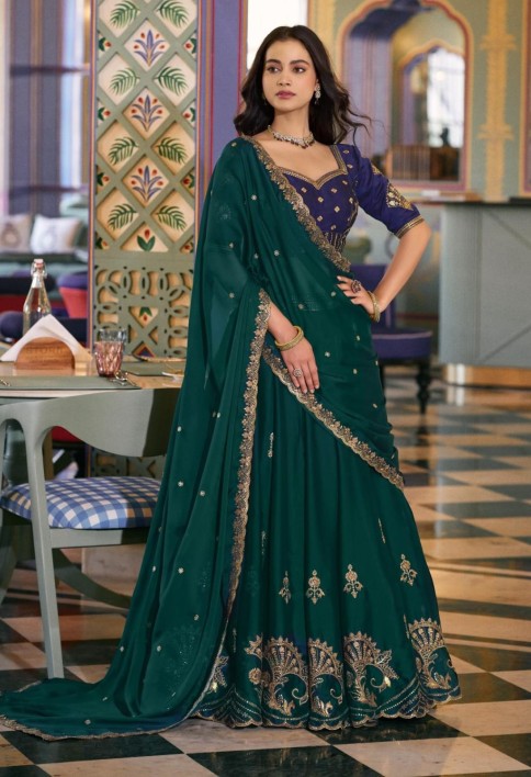 Bridesmaid Wear Rangoli Silk Chaniya Choli