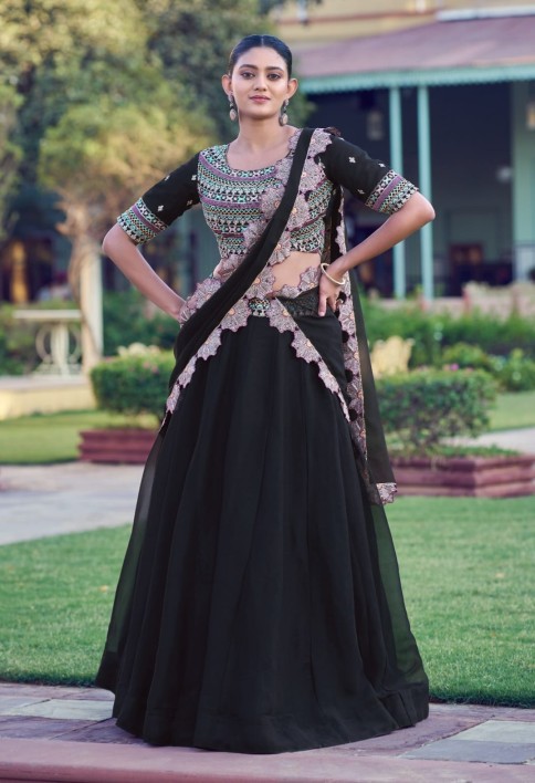 Festival Wear Georgette Lehenga Choli