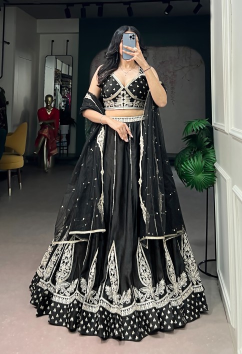 Wedding Wear Embroidery Lehenga Choli