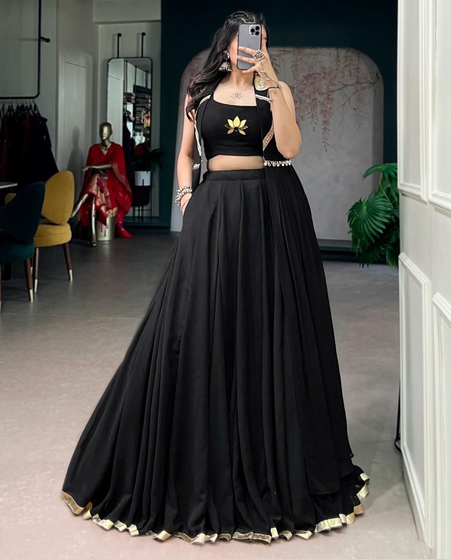 BLACK - Indian Women Wear Navratri Chaniya Choli