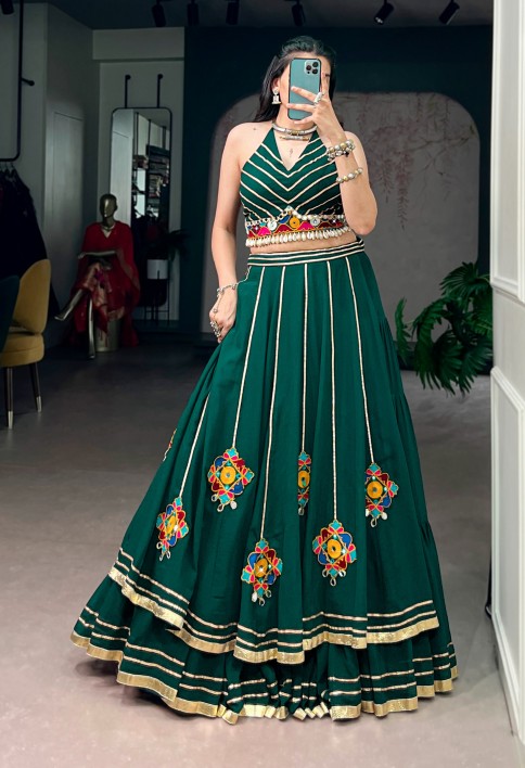 Navratri Wear Gamthi Work Choli