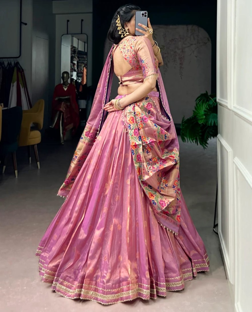 	 PINK - Wedding Wear Traditional Lehenga Choli