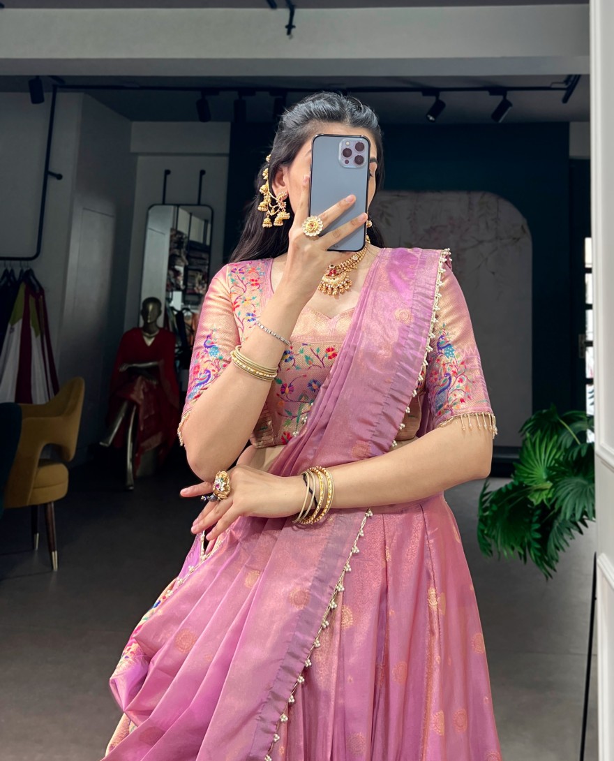 	 PINK - Wedding Wear Traditional Lehenga Choli