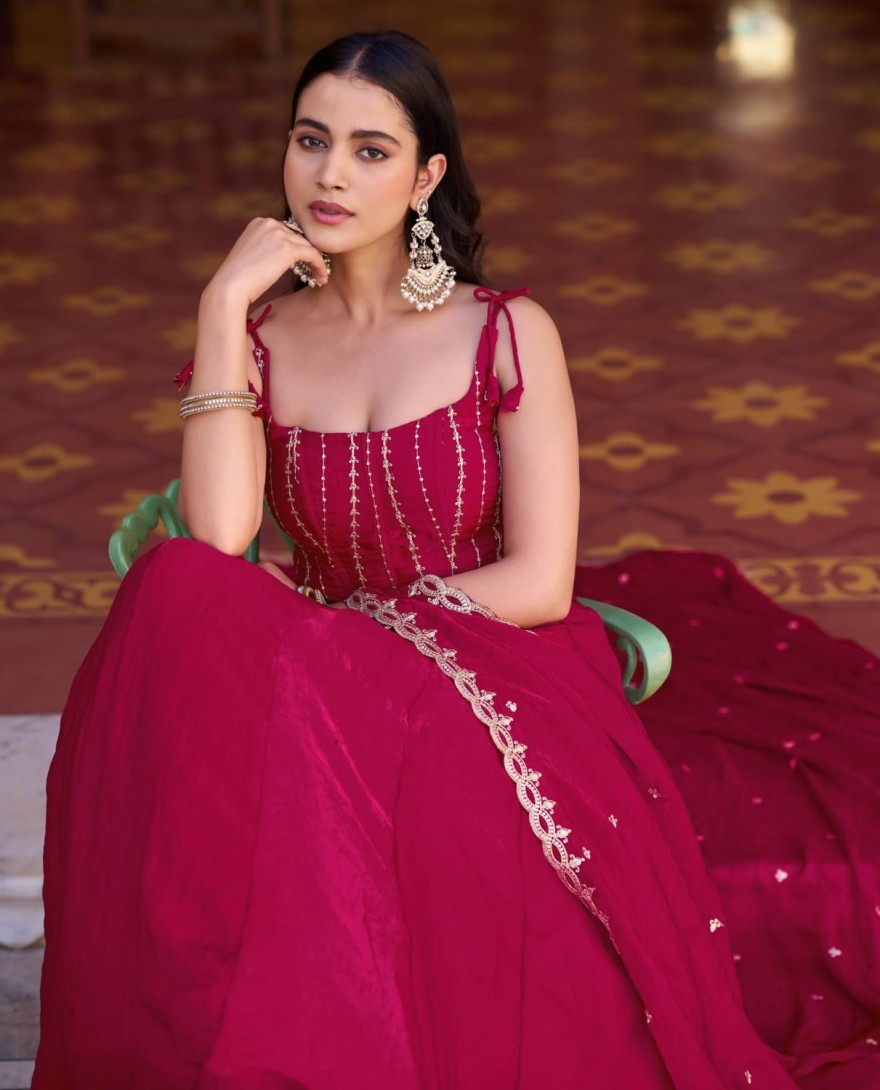 PINK - Sangeet Night Wear Fendi Chaniya Choli