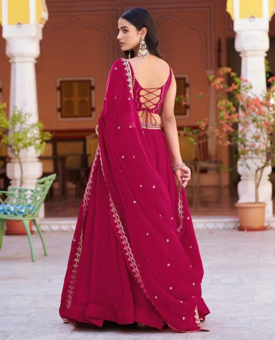 PINK - Sangeet Night Wear Fendi Chaniya Choli