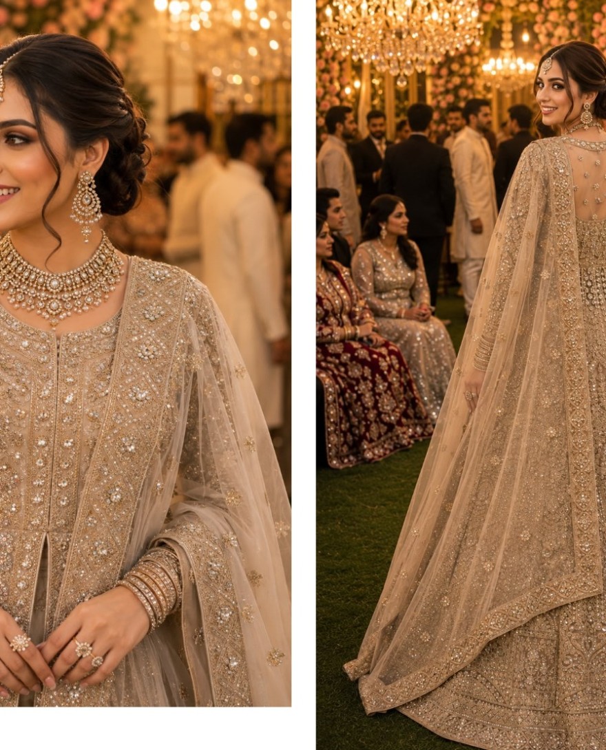 BEIGE - Net Festival Wear Readymade Lehenga Choli 2 Pieces Catalog