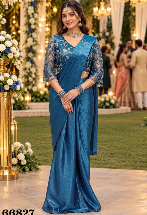 Imperial Crush Embroidered Classic Saree