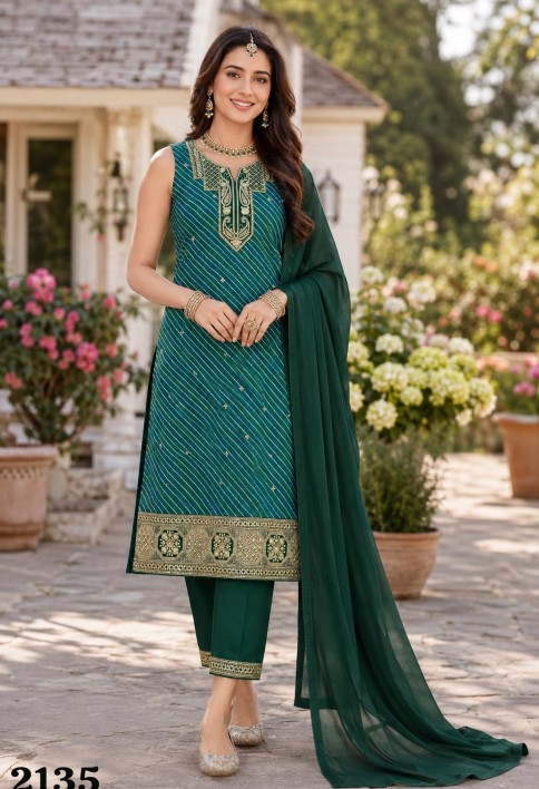 Green Georgette Salwar Suit