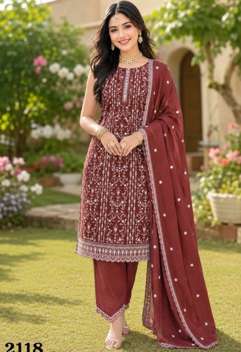 Maroon Crush Pant Style Suit