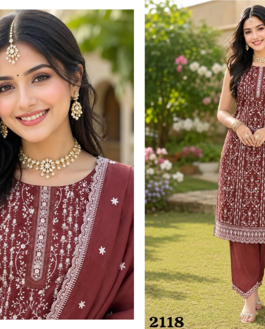 MAROON - Maroon Crush Pant Style Suit
