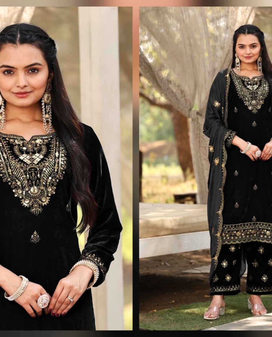 BLACK - Black Velvet Suit