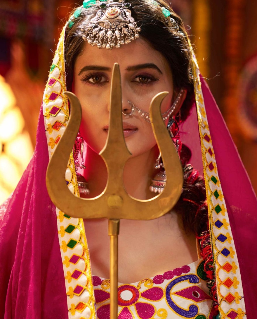 11071 - Stunning Multi-Color Cotton Leheriya Print Lehenga Choli With Dupatta