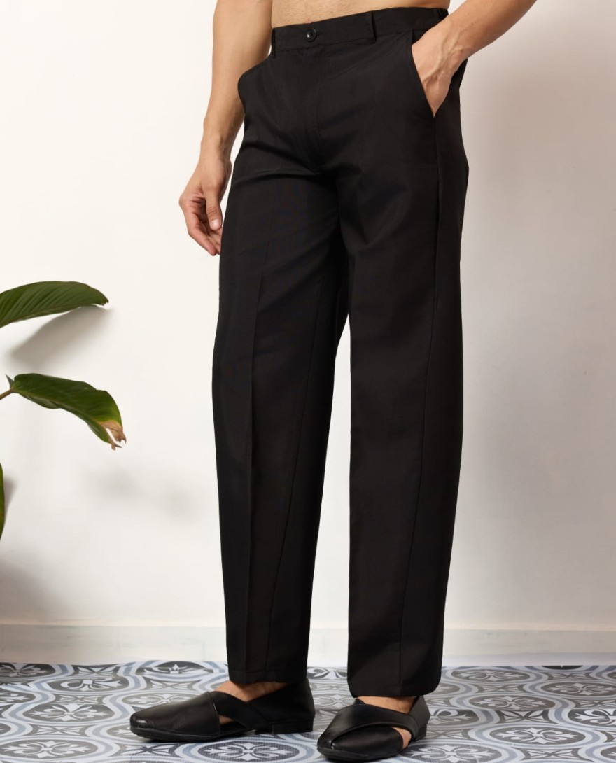 BLACK - Premium Wedding Black Koti Kurta Pajama for Mens Wear