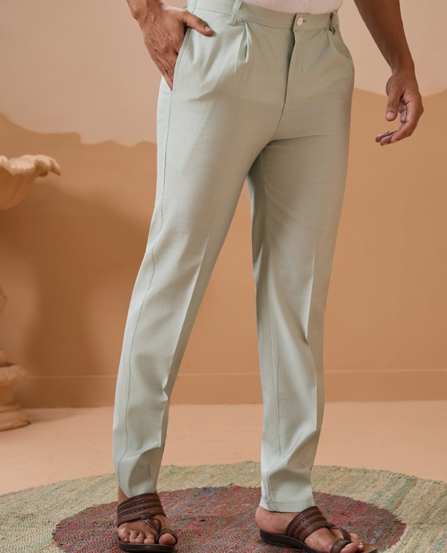 GREEN - Trendy Royal Pista Ethnic Wear Koti Kurta Set for Men