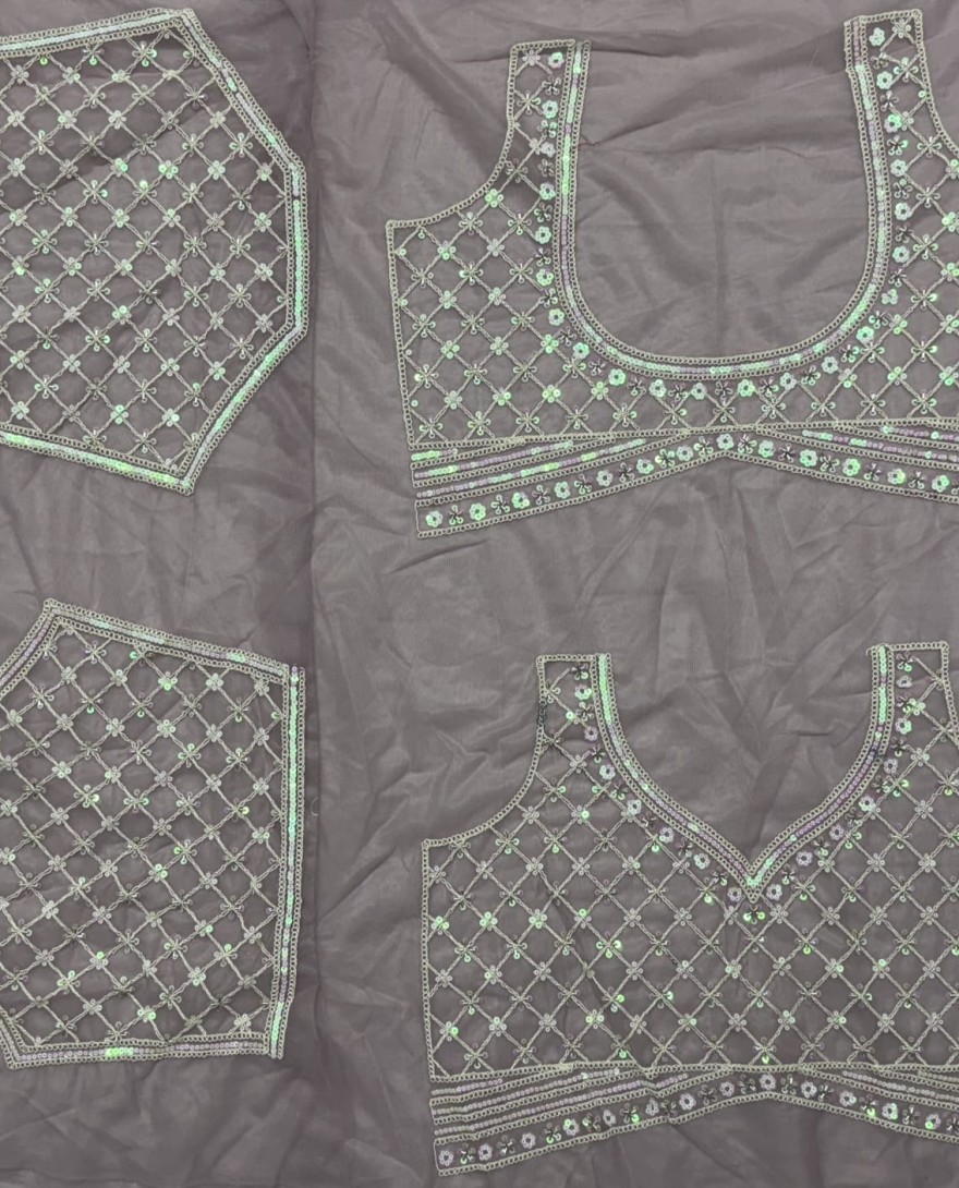 2876-pink - Amazing Handwork Beads and Motif Sequinned with Pink Dori Embroidery Perfect Party wear Lehenga choli 