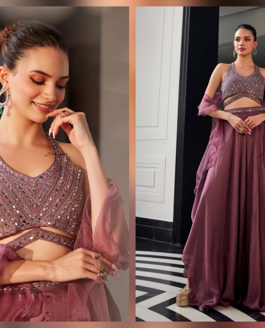 101Rose Gold - Starry Slay-Palazzo Set