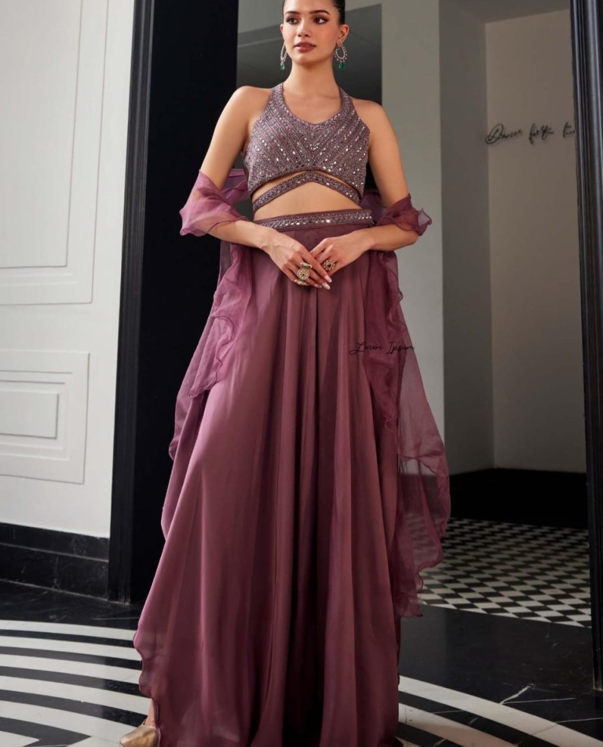 101Rose Gold - Starry Slay-Palazzo Set