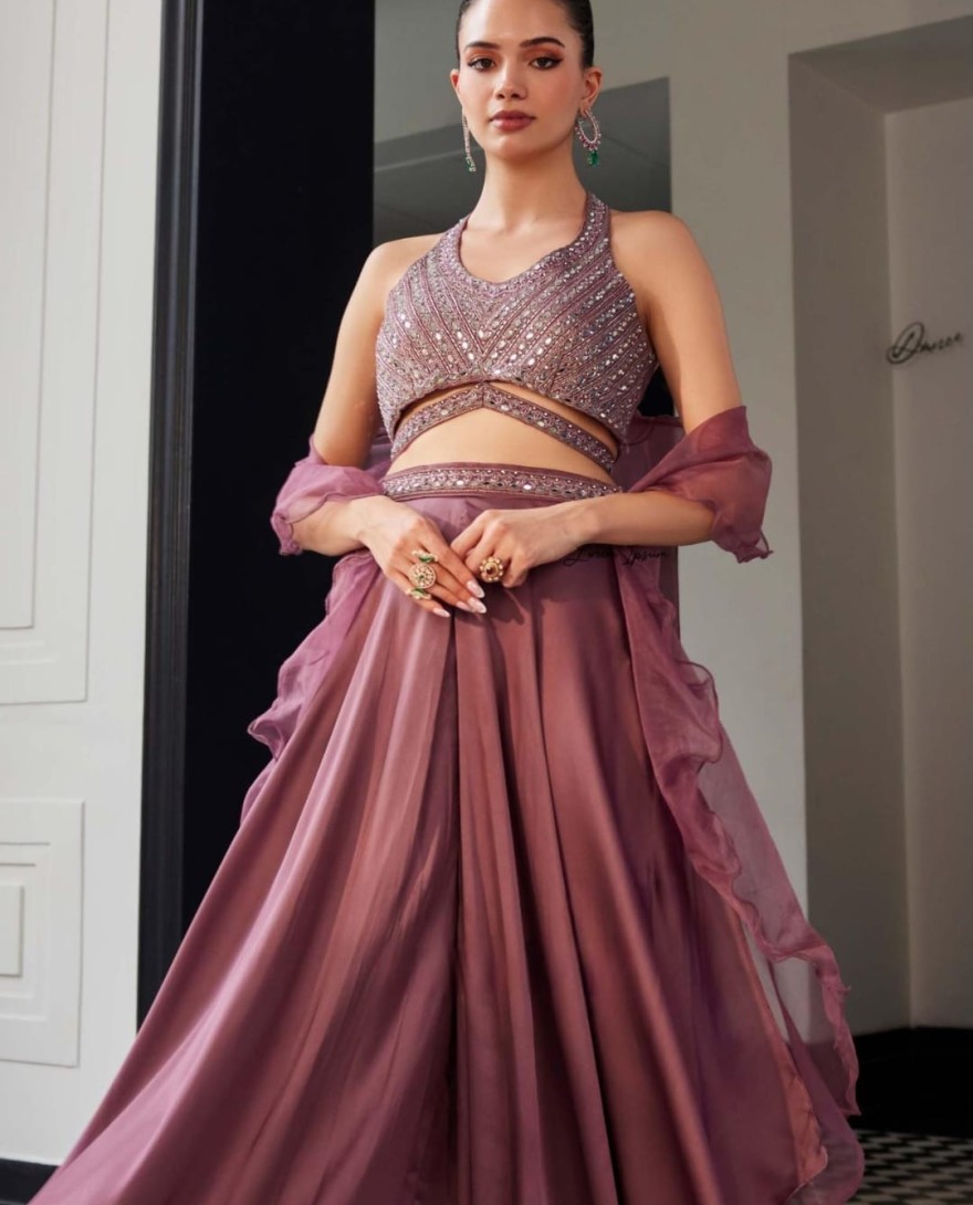 101Rose Gold - Starry Slay-Palazzo Set