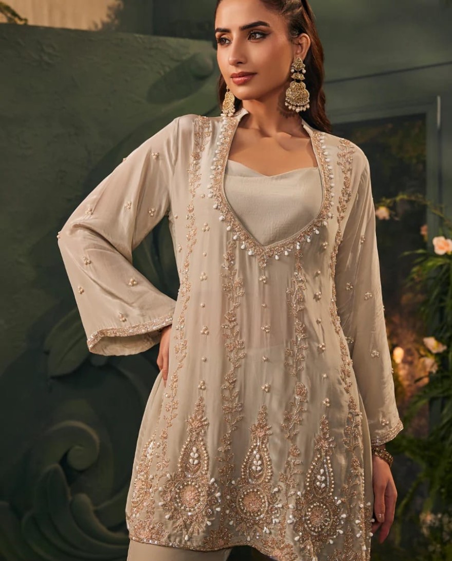 GREY - Grey Handwork-Co-ord Set