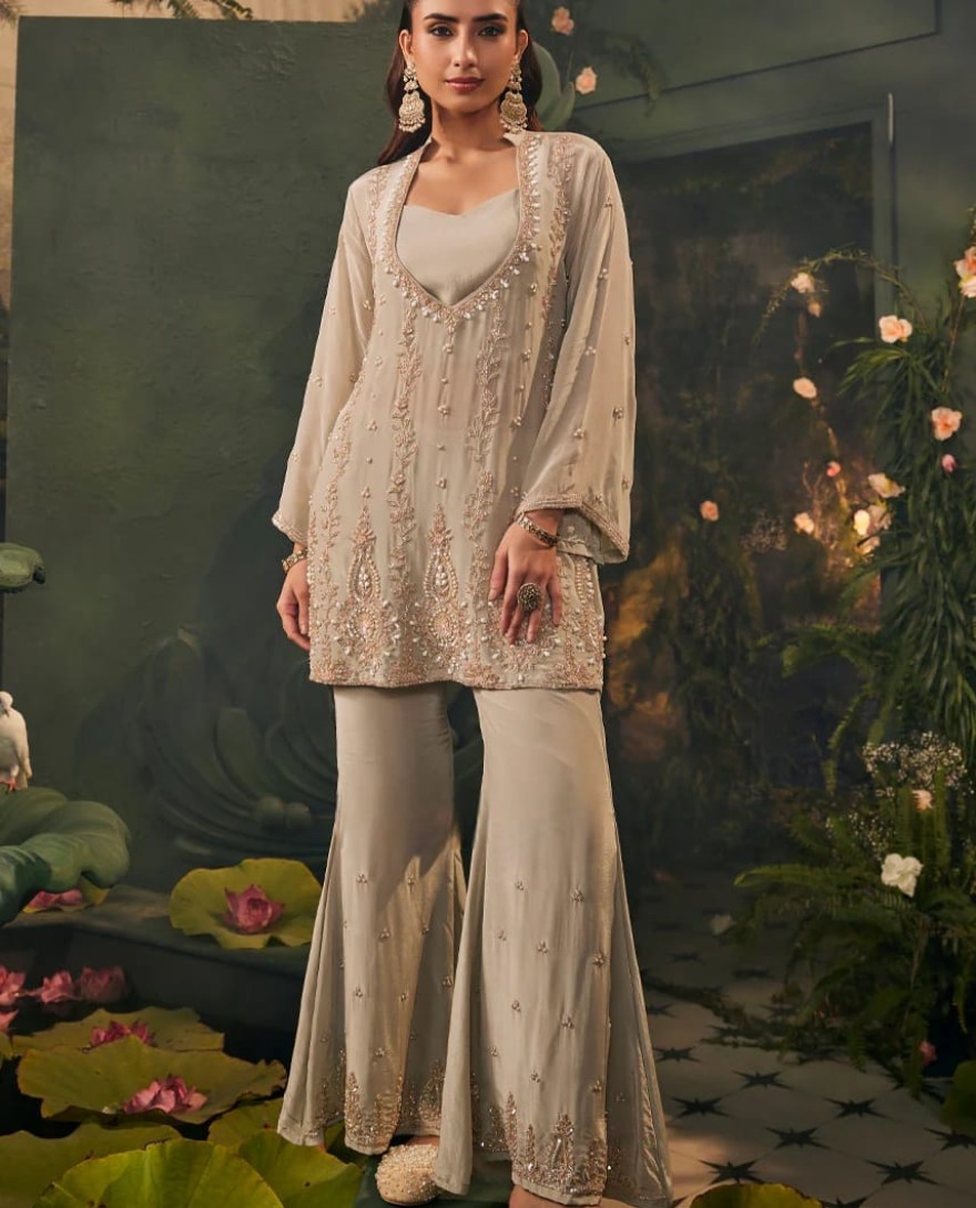 GREY - Grey Handwork-Co-ord Set