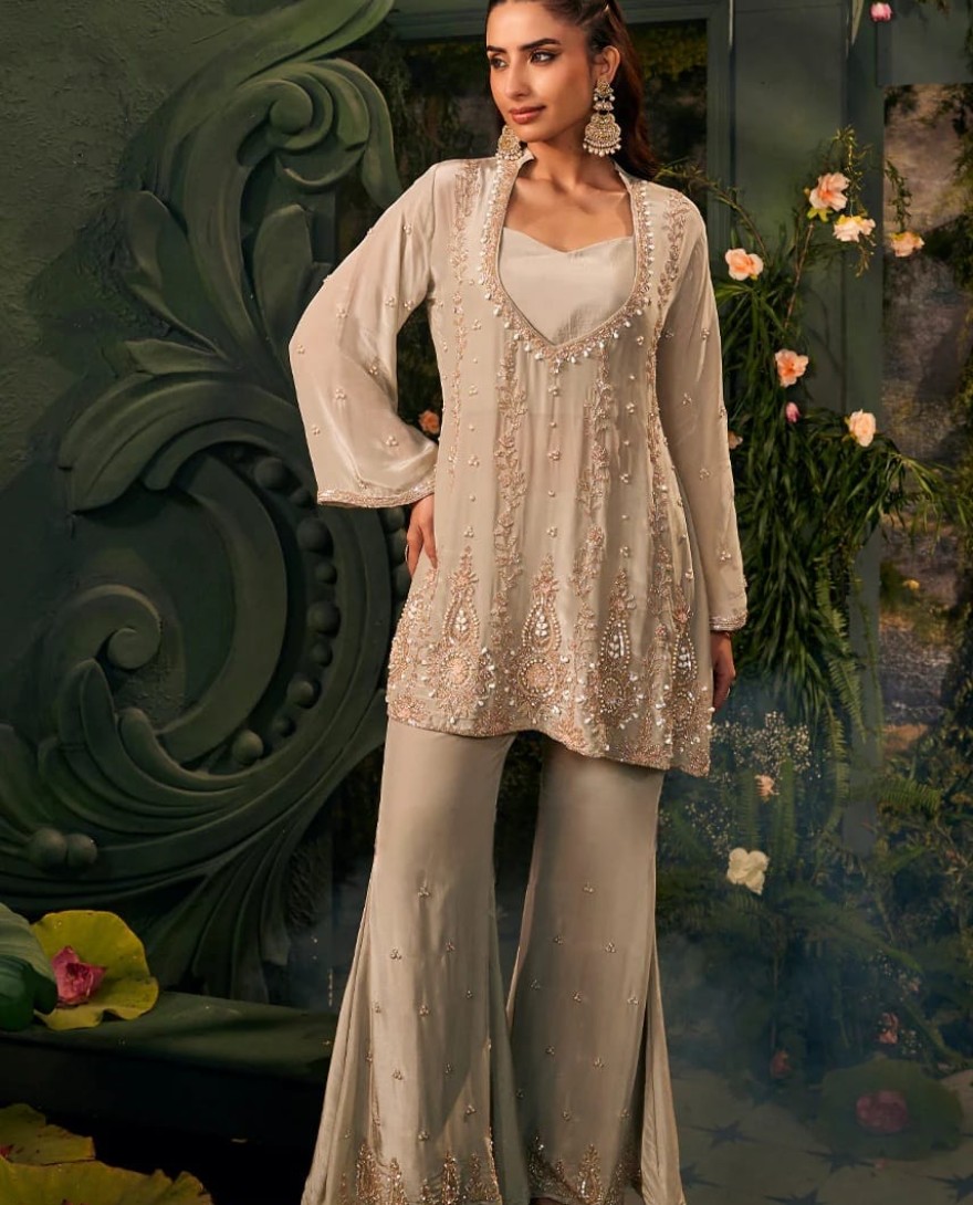 GREY - Grey Handwork-Co-ord Set