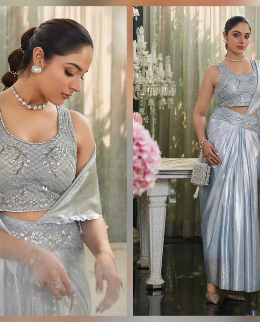 GREY - Shine On-Drape Set