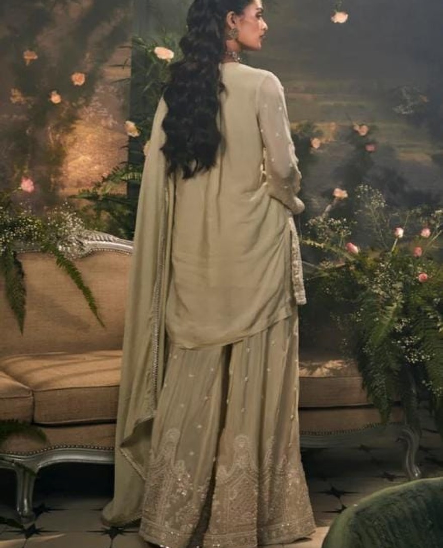 GREEN - Meher-Handwork Palazzo Set