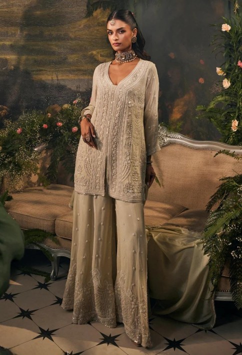 Meher-Handwork Palazzo Set