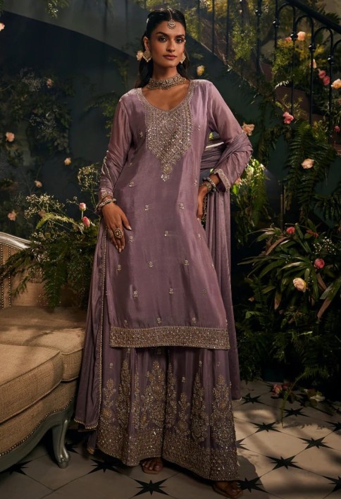 Mehreen Handwork-Sharara Set