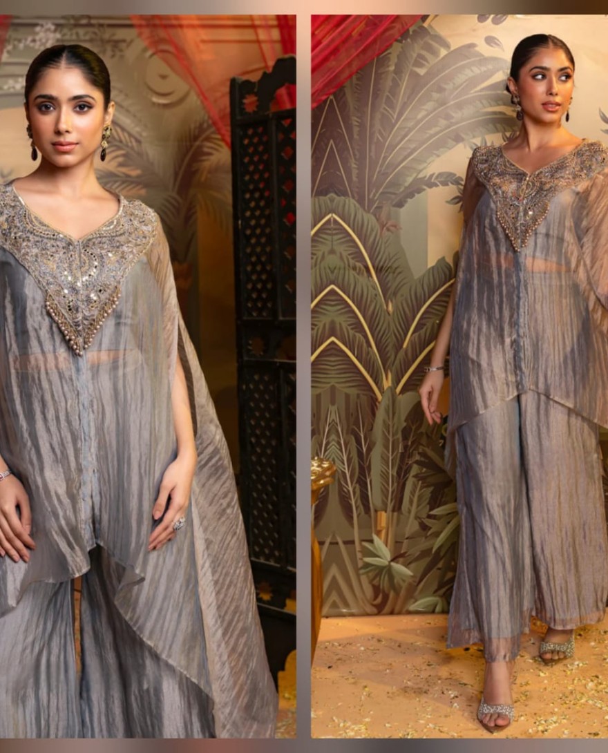 SILVER - Moonstone-Kaftan Set