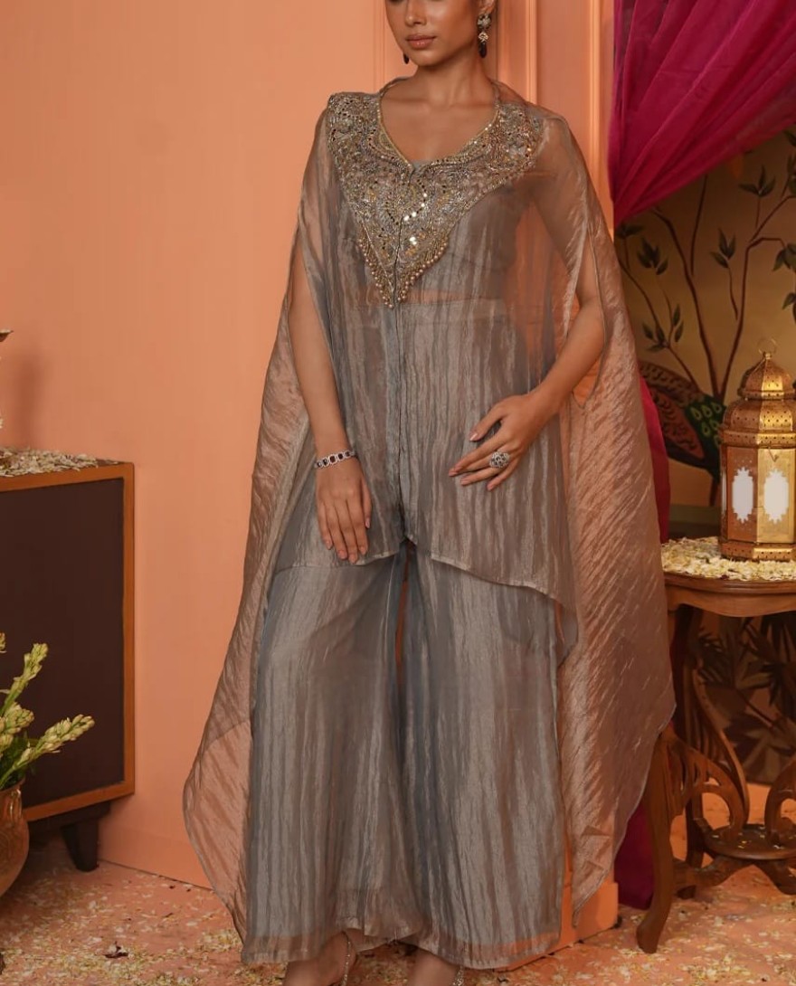SILVER - Moonstone-Kaftan Set